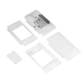ALLOYSEED Shell Obrazovke Objektív Crystal Clear Plný Bývanie puzdro pre Nintend DS Lite pre NDSL