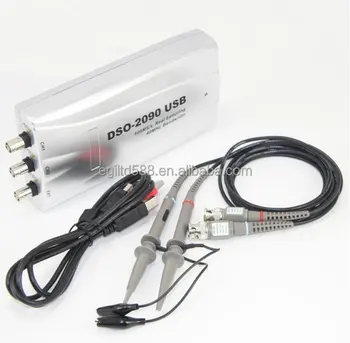 100MS/s Sample Rate 2 Kanály, USB, PC Osciloskop Hantek DSO-2090 40MHz Digitálny Osciloskop