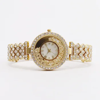 Rose gold Luxusné dámske hodinky Značkové Hodiny, Diamant Hodinky dievčatá Nehrdzavejúcej ocele, Lesklé Quartz Hodinky Darček Hodinky, Náramok